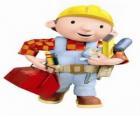 Bob el Constructor con sus herramientas