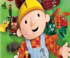 Bob el Constructor con sus máquinas