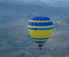 Globo aerostático volando