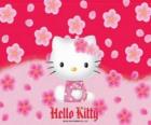 Hello Kitty con flores