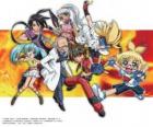 Bakugan Brawlers, los guerreros con su creador Michael, un científico multimillonario