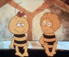 La abeja Maya y su amigo Willi