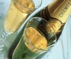 Dos copas de Champagne