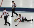 El curling es un deporte de precisión, similar a los bolos ingleses o a la petanca, que se practica en una pista de hielo.