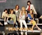 Personajes principales de Hannah Montana, Miley Ray Stewart, Lillian "Lilly" Truscott, Oliver Oscar Oken, Jackson Rod Stewart,  Robby Ray Stewart y Rico Suave. 