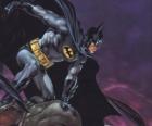 Batman controlando la ciudad de Gotham City