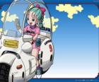 Bulma con su moto