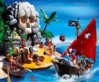 Escena de piratas de Playmobil