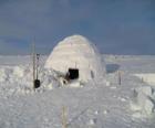 Iglú, casa de nieve en forma de cúpula