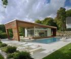 Moderna casa unifamiliar con piscina