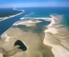 Parque Nacional del Banco de Arguin, situado a lo largo la costa del Atlántico. Mauritania.