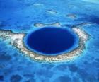 Gran agujero azul, red de reservas del arrecife de barrera de Belice 