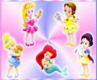 Las pequeñas princesas Disney