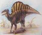Ouranosaurus, era un herbívoro, bípedo/cuadrúpedo que que medía unos 7 metros de longitud, y un peso de 4 toneladas.