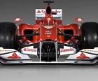 Vista frontal Ferrari F10