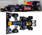 Vista lateral y aérea del Red Bull RB6