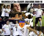 Valencia C.F 3er. Clasificado Liga BBVA 2009-2010