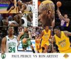 Final NBA 2009-10, Aleros, Paul Pierce (Celtics) vs Ron Artest (Lakers)