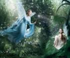 Dos hadas en el bosque