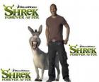 Eddie Murphy pone la voz a Burro o Asno, en la última película Shrek felices para siempre o Shrek para siempre