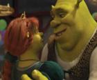 Shrek y Fiona, una pareja de ogros enamorados 