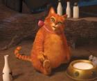 El Gato con Botas es obeso y perezoso