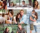 Varias imagenes de Miley Cyrus y Liam Hemsworth en su ultima pelicula, La última canción.