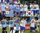 Uruguay - Corea del Sur, Octavos de final, Sudáfrica 2010
