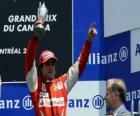 Fernando Alonso - Ferrari -  Montreal, 2010 (3er Clasificado)