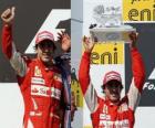 Fernando Alonso - Ferrari - Hungaroring, Gran Premio de Hungría (2010) (2º Clasificado)