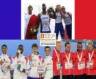 Campeónes 4x100m, Londres 2012