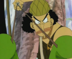 Usopp, tirador de la tripulación pirata y experto en armas