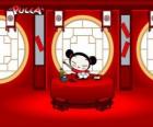 Pucca comiendo