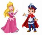 La princesa y el príncipe conversando
