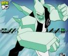 Diamondhead es un alien con el cuerpo hecho de cristal extremadamente duro
