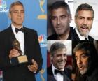 George Clooney actor de cine y televisión estadounidense, ganador de los premios Óscar y Globo de Oro.