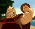El retirado General Iroh conocido como el Dragón del Oeste es el tio y mentor de Zuko