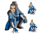 Sokka es un guerrero de 15 años de la Tribu del Agua del Sur que acompaña a Aang