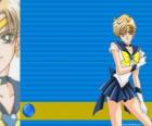 Haruka Tenou o Timmy Tenoh puede transformarse en Sailor Uranus, Guerrero o Princesa Urano