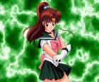 Makoto Kino, Lita o Patricia Kino se convierte en Sailor Jupiter, Guerrero o Princesa Júpiter
