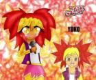 Yoko es una chica de 15 años, amante de la música pop a quien le gusta cantar con el karaoke