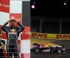 Sebastian Vettel - Red Bull - Singapur 2010 (2º Clasificado)