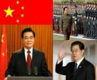 Hu Jintao secretario general del Partido Comunista Chino y presidente de la República Popular China
