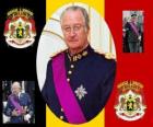 La Fiesta del Rey, una ceremonia en honor al Rey de Bélgica, el 15 de noviembre. Escudo de armas de Bélgica