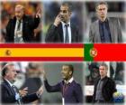 Nominados para la Copa Mundial de Entrenador del Año del Fútbol Masculino 2010 (Vicente del Bosque, Pep Guardiola, José Mourinho)