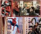 Spiderman luchando contra el villano Doctor Octopus o Doctor Pulpo, uno de sus mayores enemigos