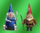 Lady Blueberry madre de Gnomeo y Lord Redbrick padre de Julieta y lideres de los dos jardines rivales