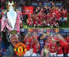 Manchester United, campeón de la liga inglesa de fútbol Premier League 2010-2011
