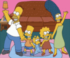 La família Simpson en su casa en Springfield