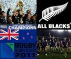 Nueva Zelanda, campeona del mundo de rugby. Campeonato Mundial de Rugby 2011